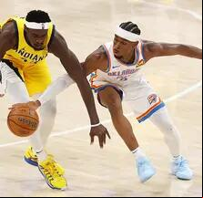 Pascal Siakam, Indiana Pacers; Shai Gilgeous-Alexander, Oklahoma City Thunder